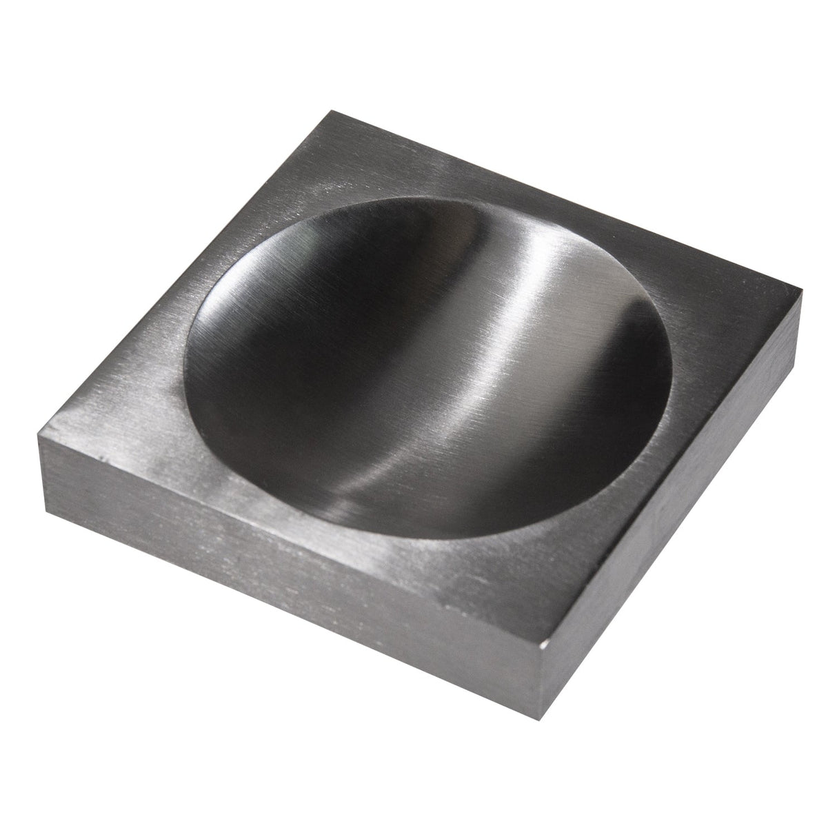 Steel bench block 4x4 inch durable smooth surface for jewelry making and metalwork