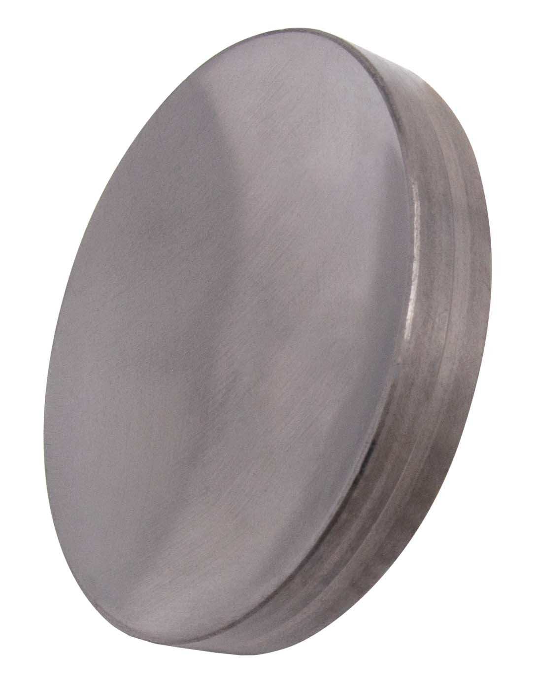 Round cast iron anvil with 4 inch concave surface for jewelry making and metalsmithing tasks