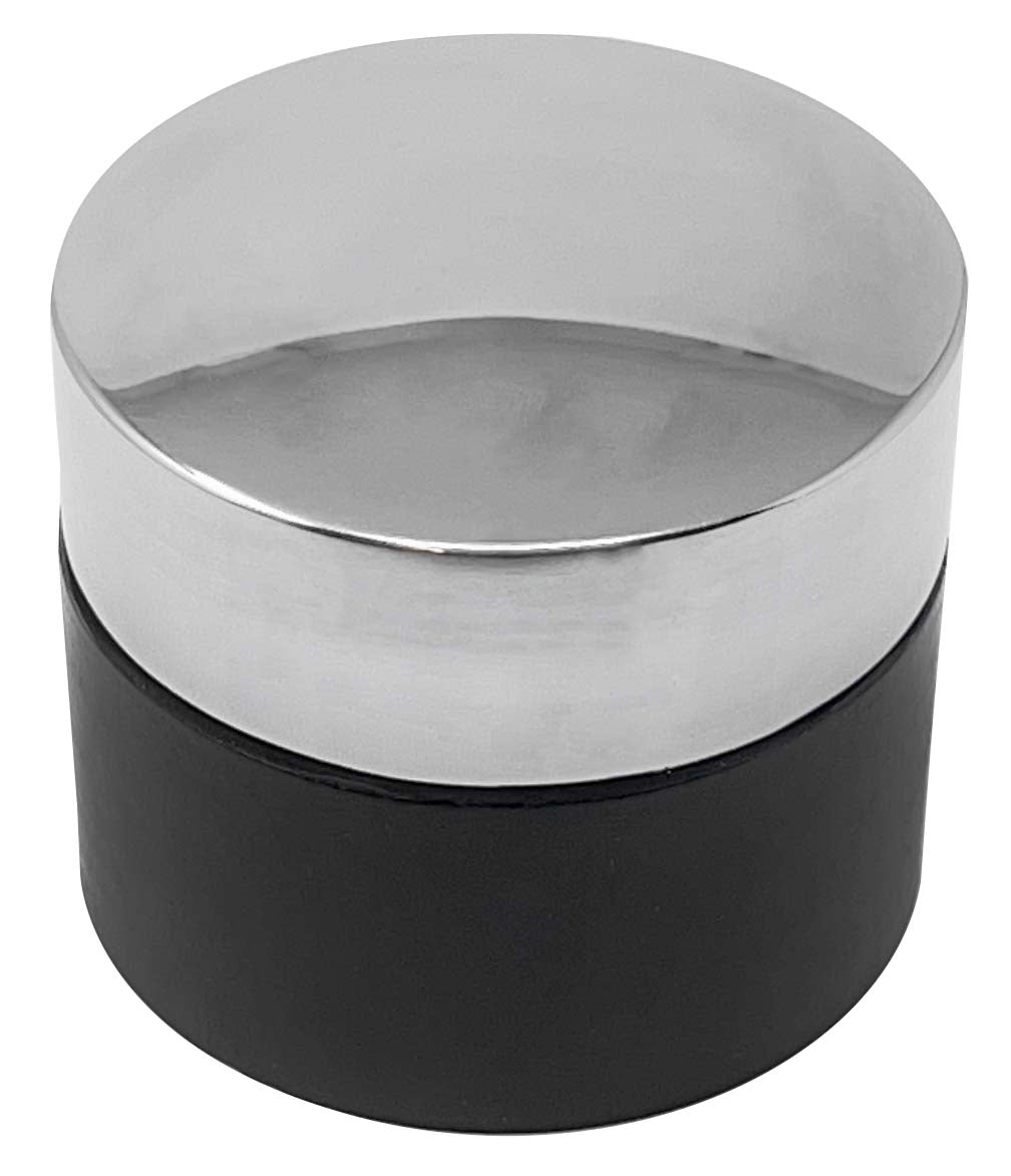Low Dome Bench Anvil with stainless steel top and rubber base for metal shaping and vibration absorption