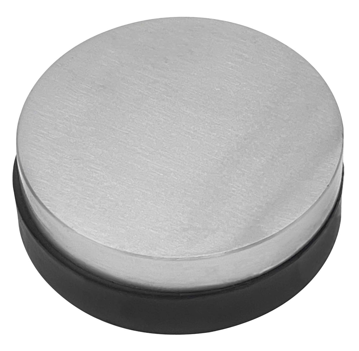 Round Bench Block steel bench block with 3-inch diameter and rubber base for metalworking