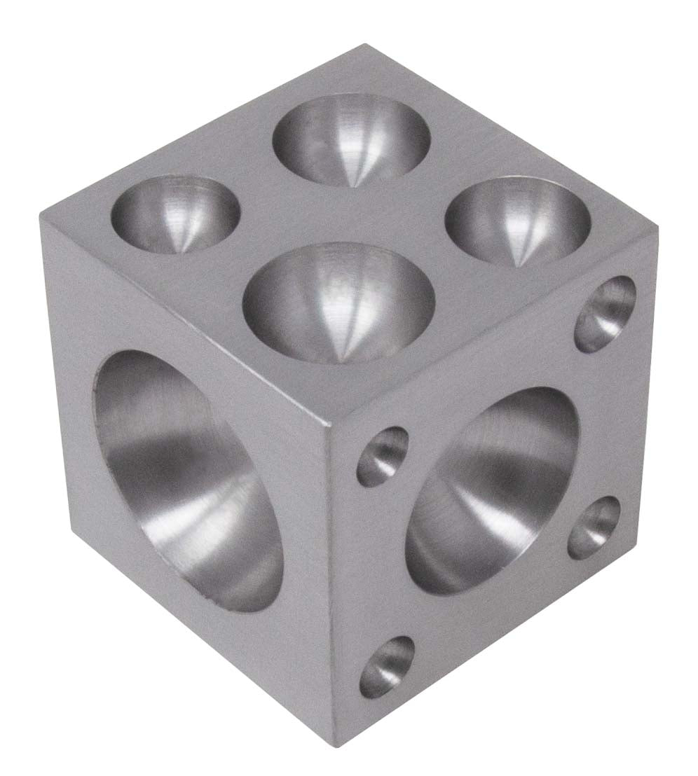 Steel Doming Block 2.5" x 2.5" x 2.5" by PMC Supplies