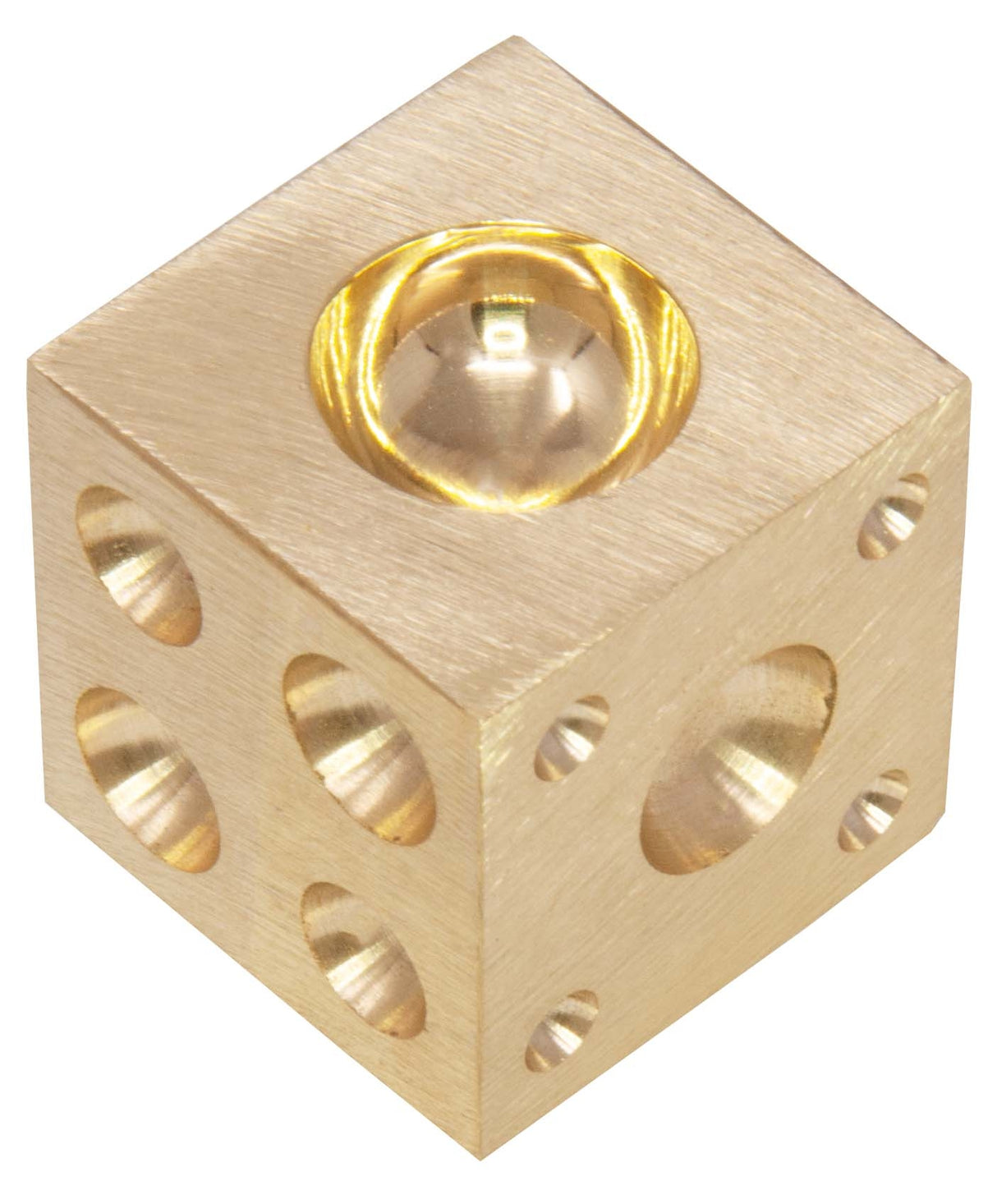 Brass Doming Block 1" x 1" x 1" by PMC Supplies