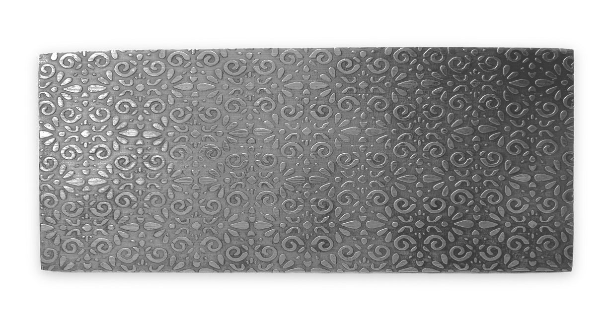 Texture plate pattern plate for metal embossing with detailed design for press or rolling mill use