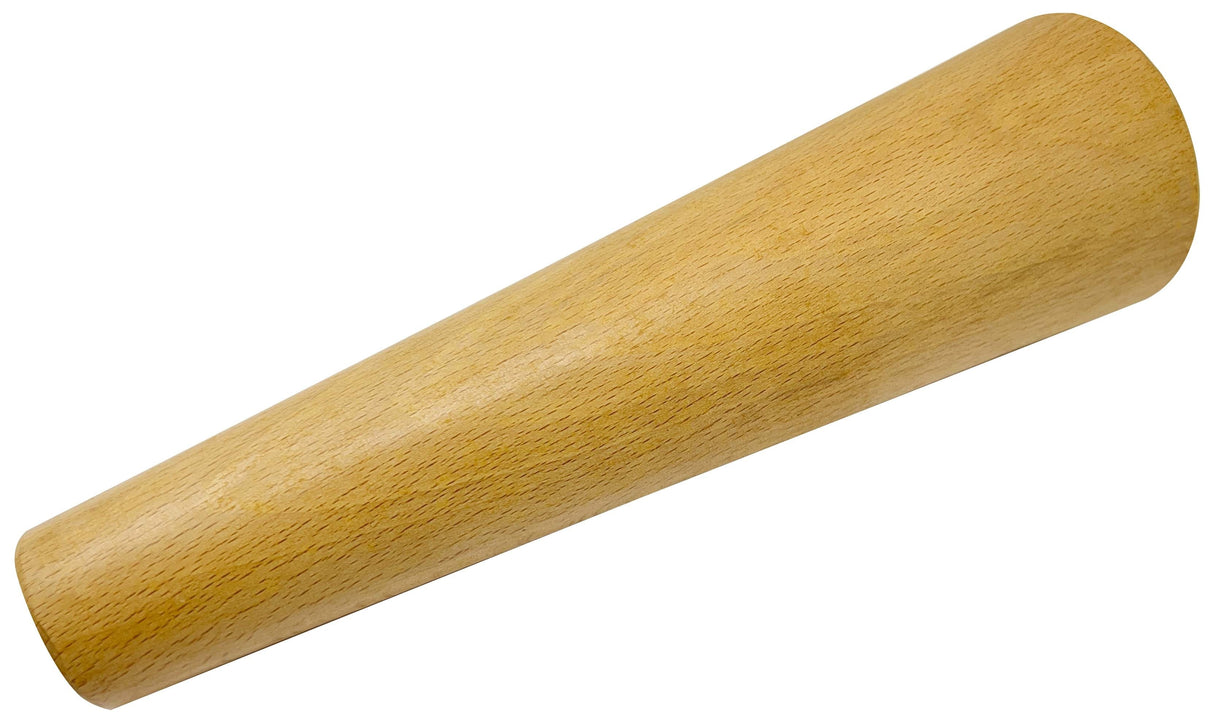 Solid wood 10-inch bracelet mandrel for shaping bangles and soft metal jewelry