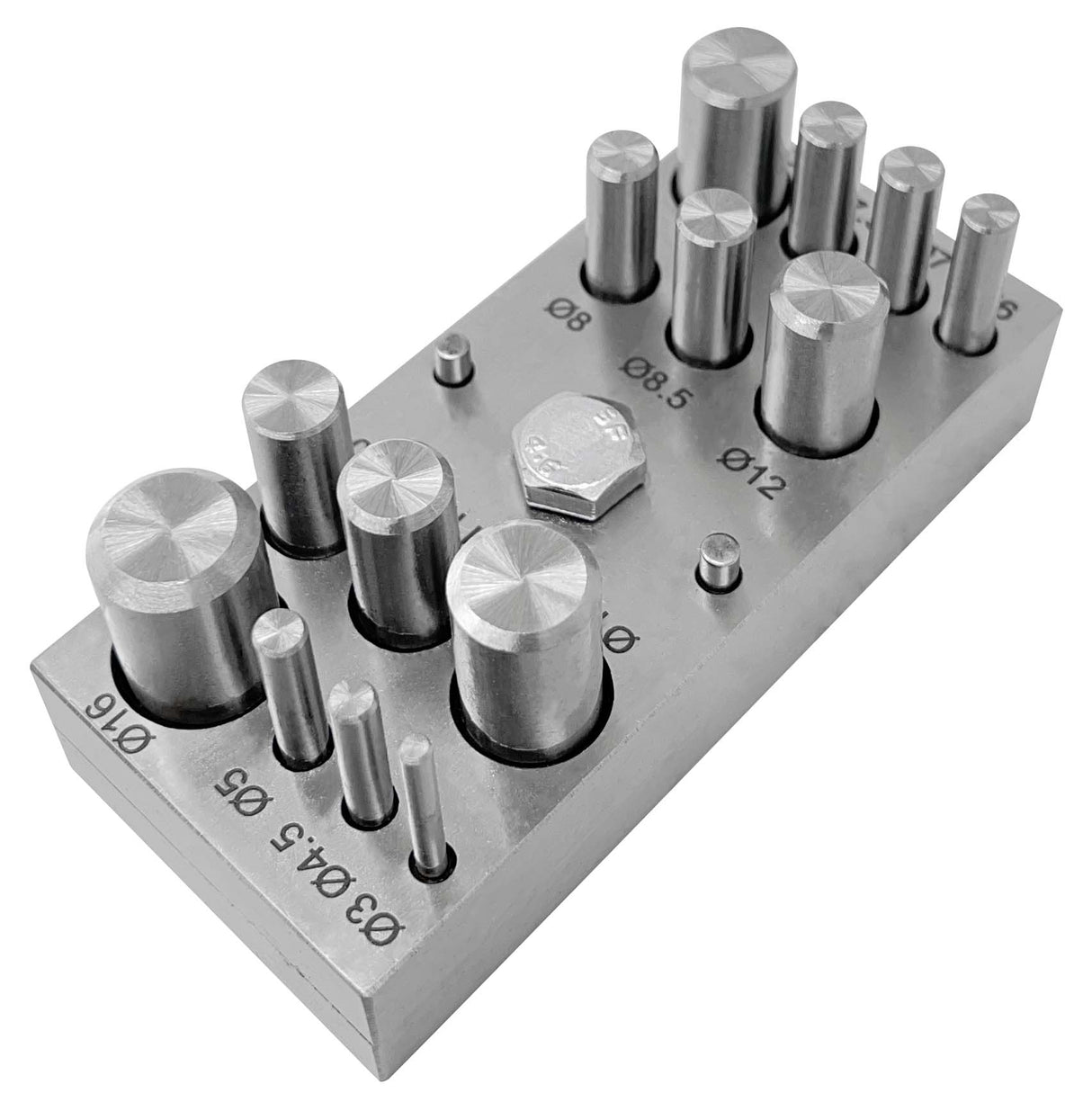 14-Piece Circle and Round Locking Disc Cutter Set - 1/8" to 5/8" by PMC Supplies