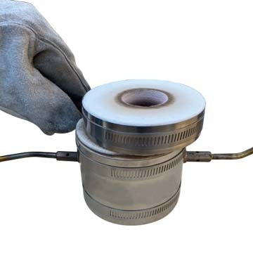 Deluxe Mini Pro Kiln Propane Melting Furnace with Tongs and Six Grooved Graphite Crucibles by PMC Supplies