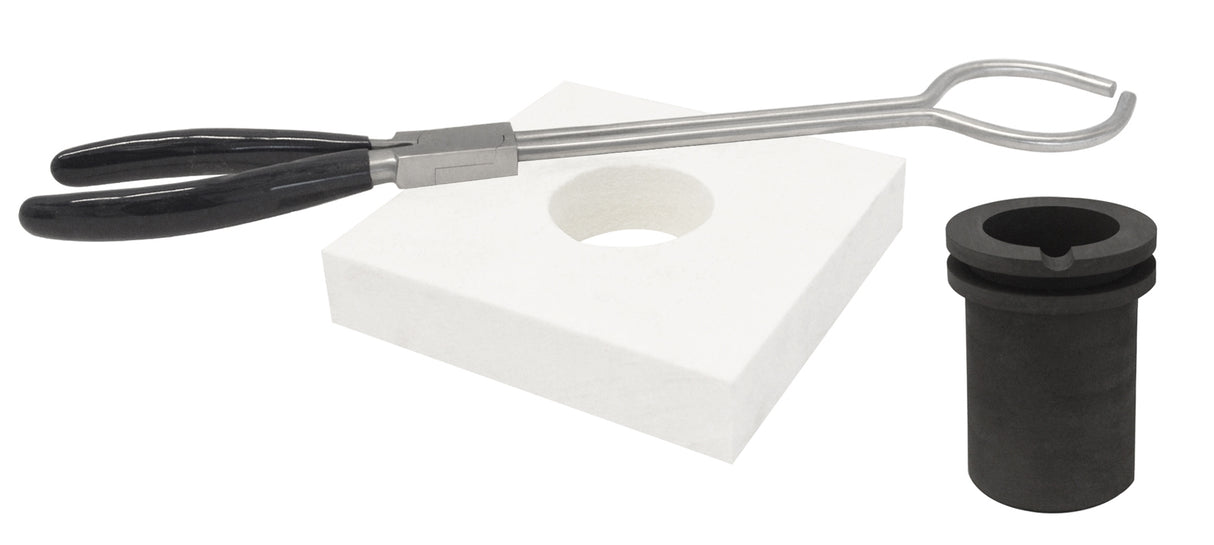 60 Oz TableTop QuikMelt Deluxe Topper Kit with Flange, Tongs, & Crucible by PMC Supplies