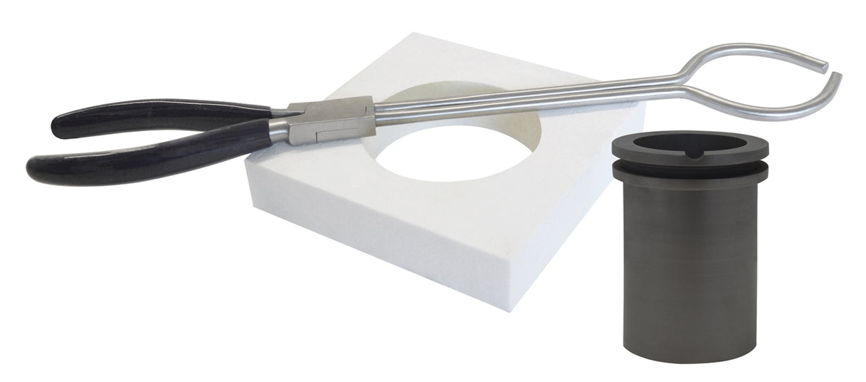 100 Oz TableTop QuikMelt Deluxe Topper Kit with Flange, Tongs, & Crucible by PMC Supplies