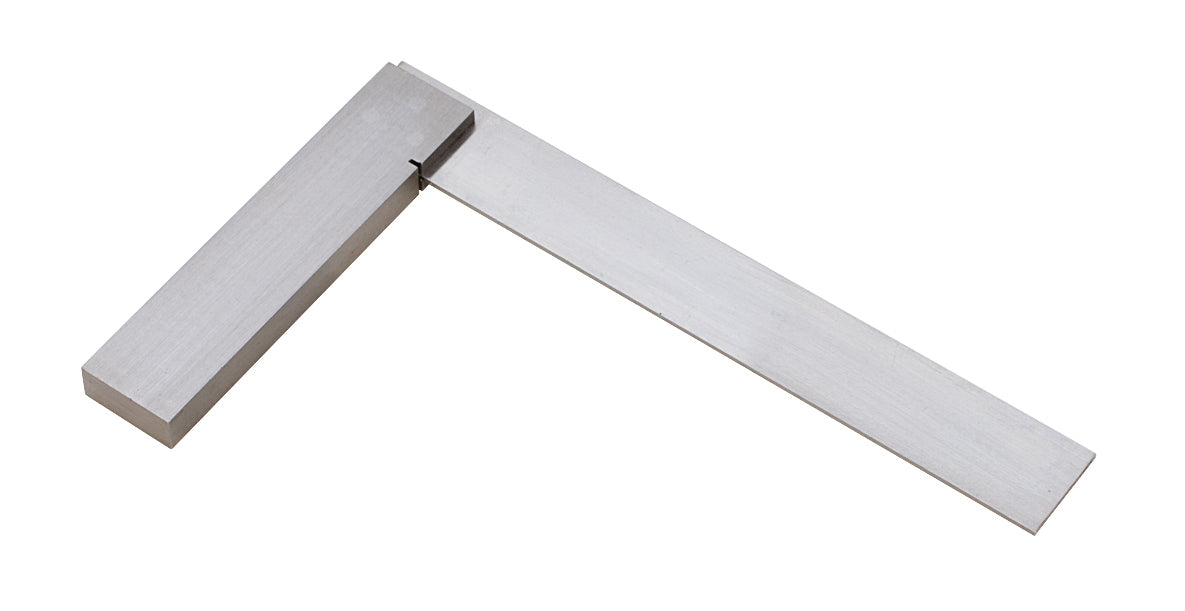 6-inch steel square tool with precise 90-degree angle and durable tool steel construction for accurate carpentry and masonry measurements