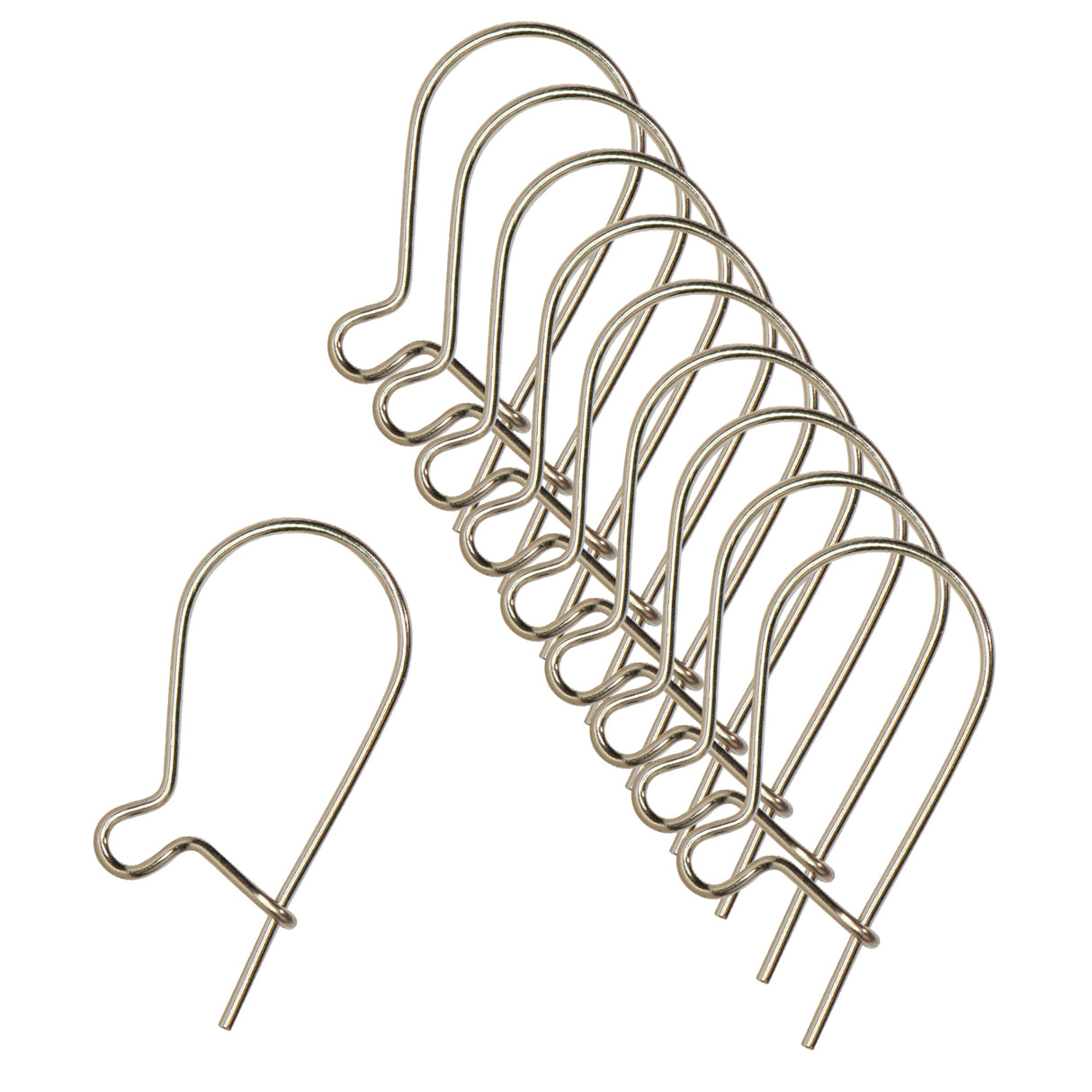 10/Pk 14K Gold-Filled 11 x 14 MM 0.07 Gm Kidney Ear Wire by PMC Supplies