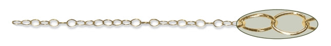 Chain 2.2 MM Cable 14K Gold-Filled - Sold Per Foot by PMC Supplies