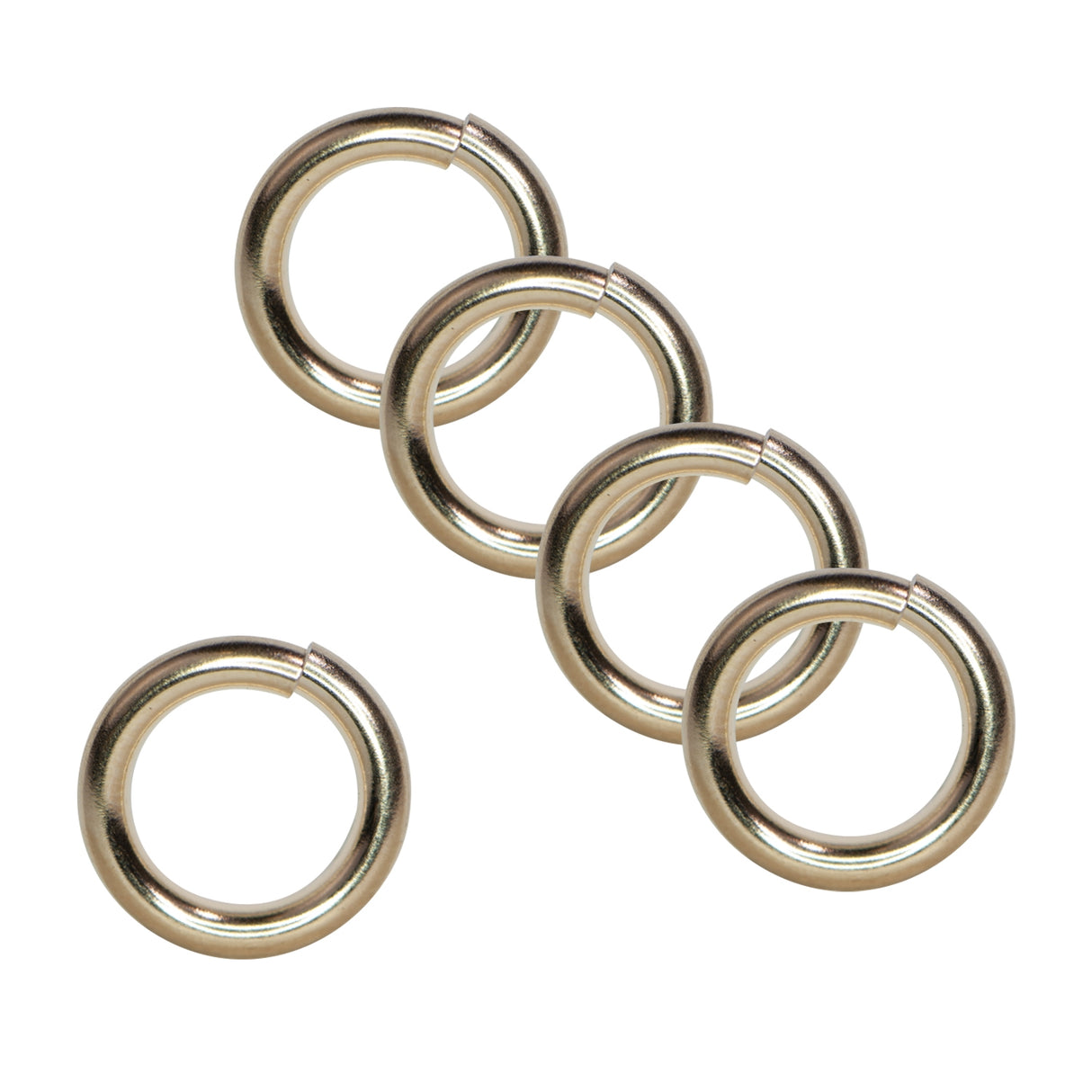 5/Pk of 10 MM 14 Gauge Gold Filled JumpLocks JumpRings by PMC Supplies