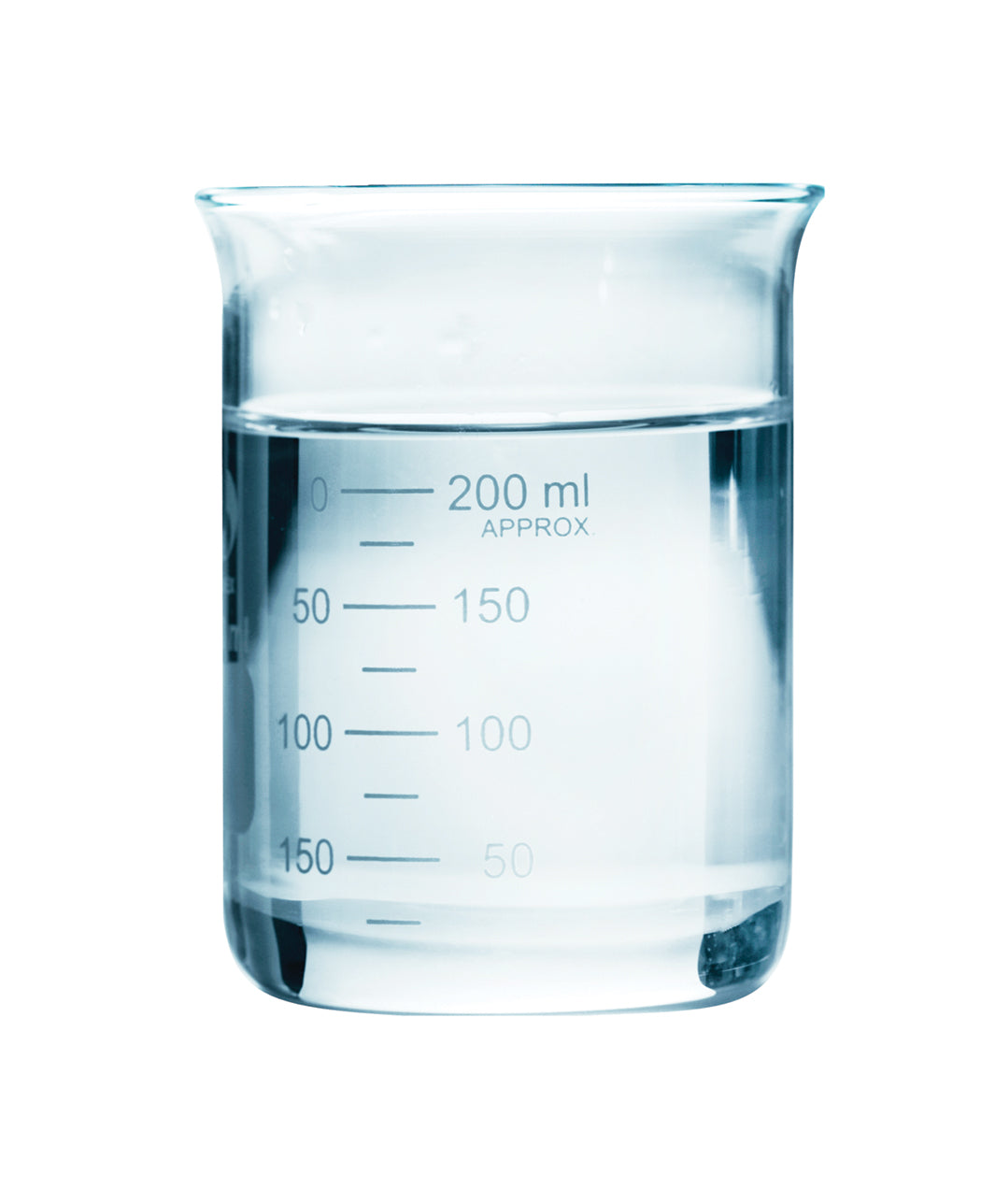 5000 milliliter low form borosilicate glass beaker with clear chemical-resistant design