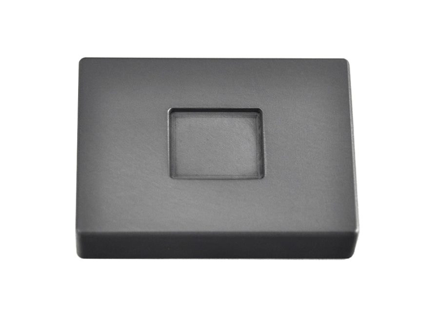 1/4 troy ounce gold rectangular graphite ingot mold with smooth cavity and tapered sides