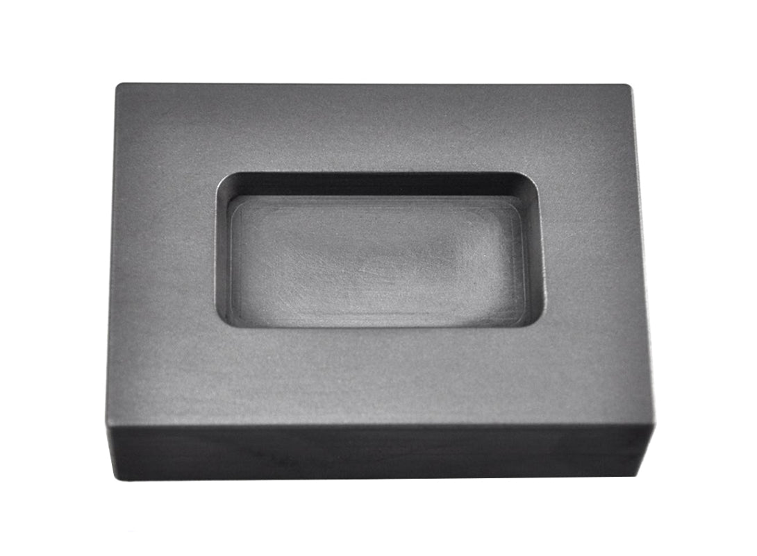 5 troy ounce gold rectangular graphite ingot mold for durable, consistent casting