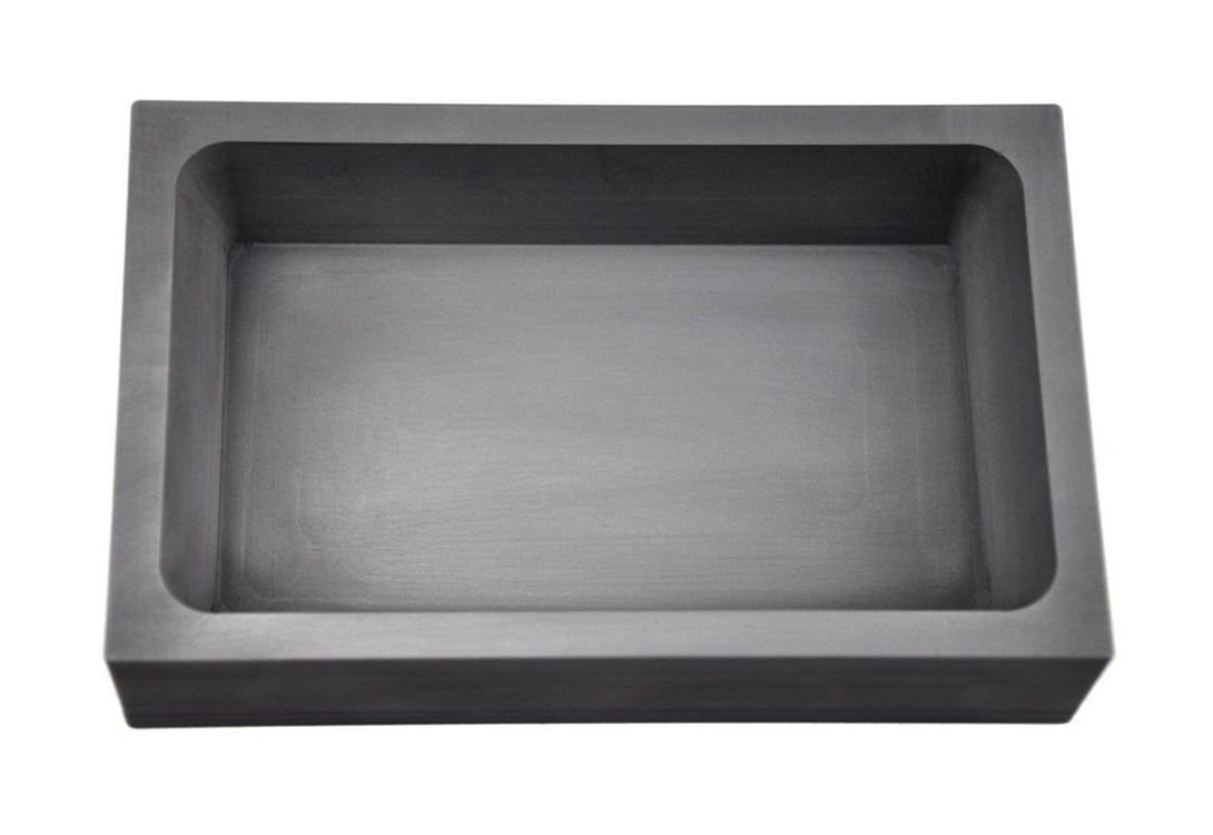 100 Troy Ounce Gold rectangular graphite ingot mold for casting bullion