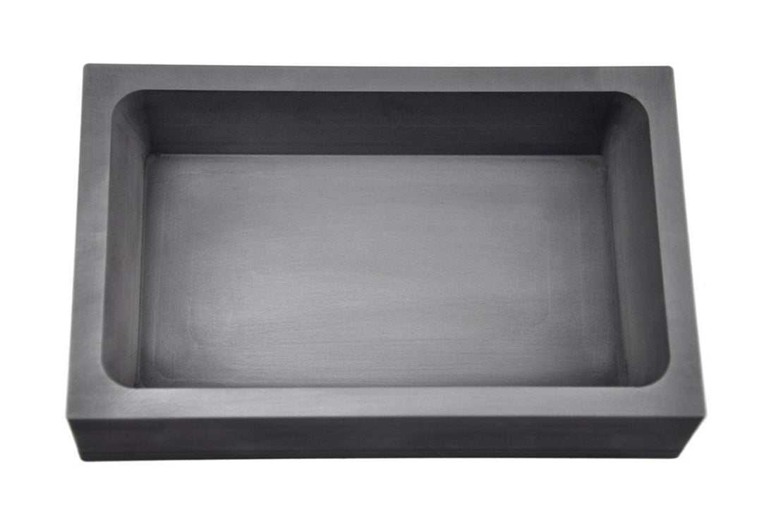 100 Troy Ounce Gold rectangular graphite ingot mold for casting bullion