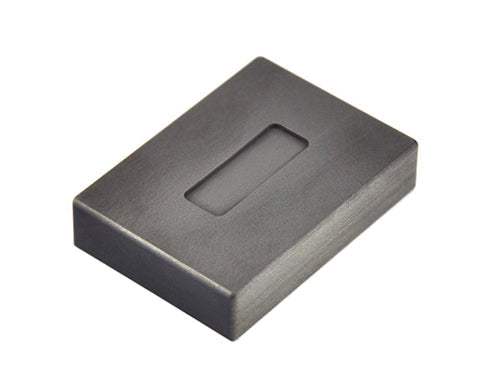 5 gram Gold Kit Kat graphite ingot mold with smooth cavity and tapered sides for easy metal casting
