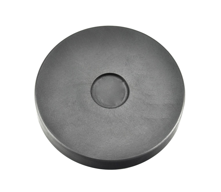 10 gram gold round coin graphite ingot mold with smooth cavity and tapered sides for precise casting