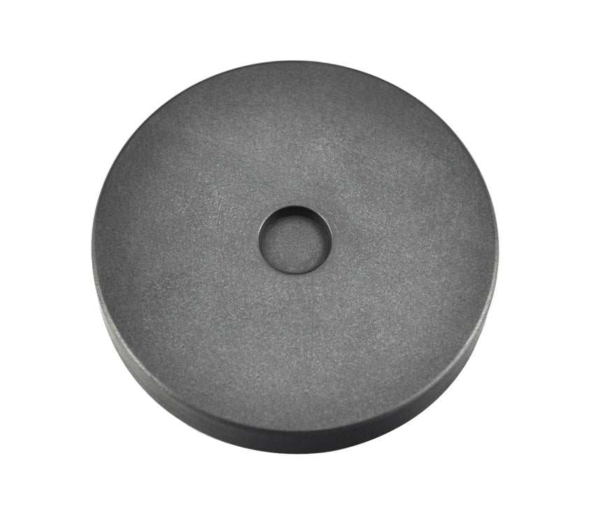 1/4 Troy Ounce Gold round coin graphite ingot mold with tapered sides and smooth finish