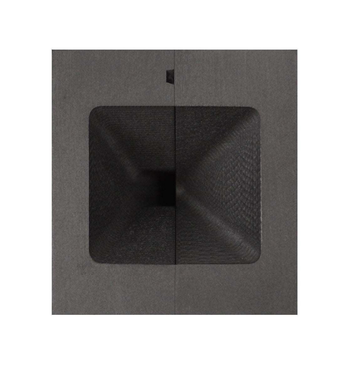 2 Troy Ounce Gold Rectangular Two Part Split Graphite Ingot Mold by PMC Supplies