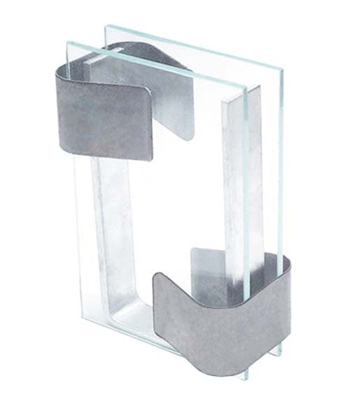 Clear See-Thru Mold Frame Set with 5/8 inch glass, metal clamps, and U-shaped frame for resin casting and plaster projects
