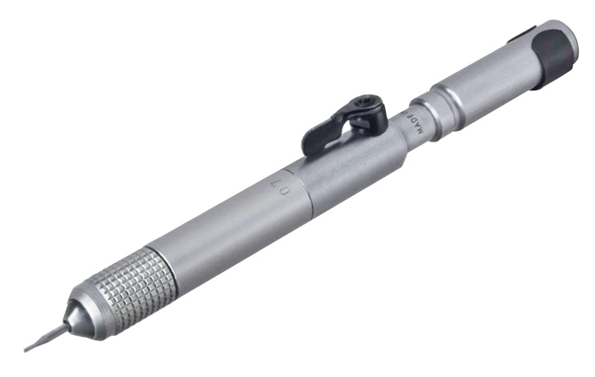 Foredom Quick-Change Handpiece H.10 with knurled grip and lever-action collet for fast tool changes