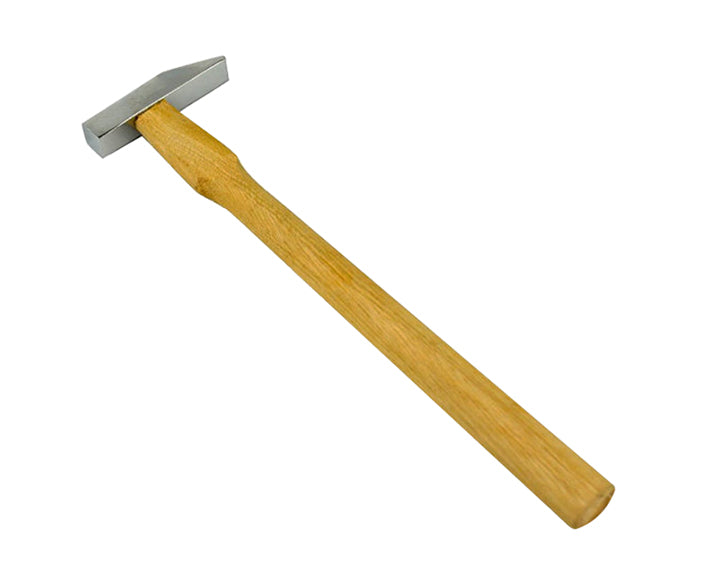 9" double-sided chisel and flat head hammer with hardwood handle and forged steel head