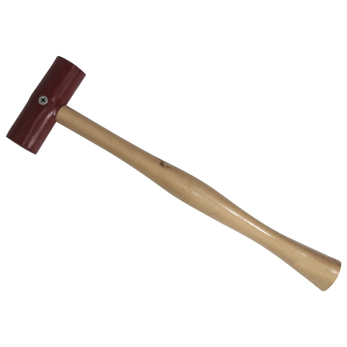 1 inch rawhide hammer leather mallet with wooden handle for precise metal shaping and crafts
