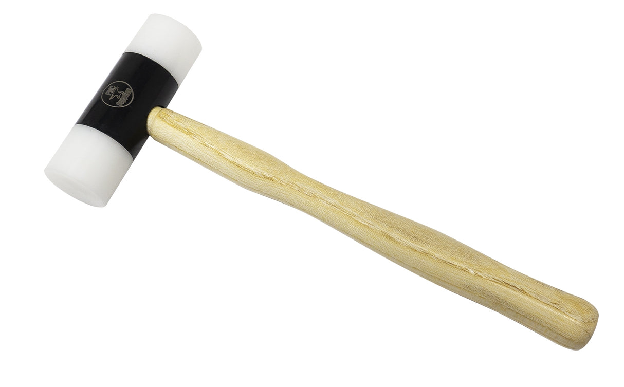 Nylon Hammer w/ 1" Faces and Wooden Handle Professional Series by PMC Supplies