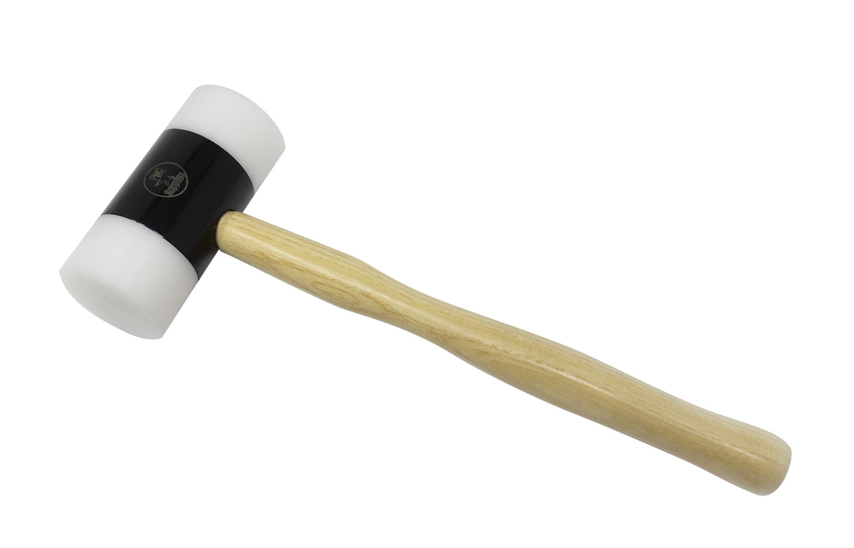 Nylon Hammer w/ 1-1/2" Faces and Wooden Handle Professional Series by PMC Supplies