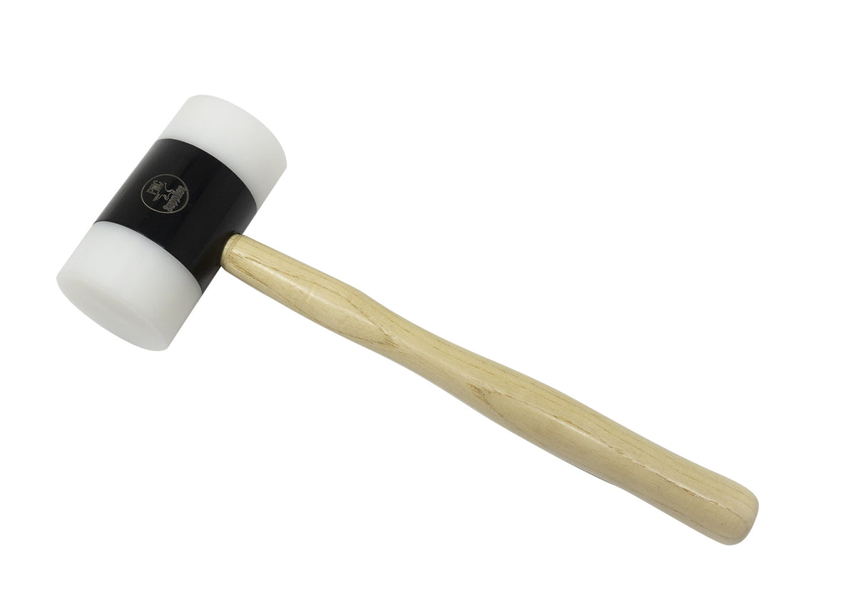Nylon Hammer w/ 1-3/4" Faces and Wooden Handle Professional Series by PMC Supplies