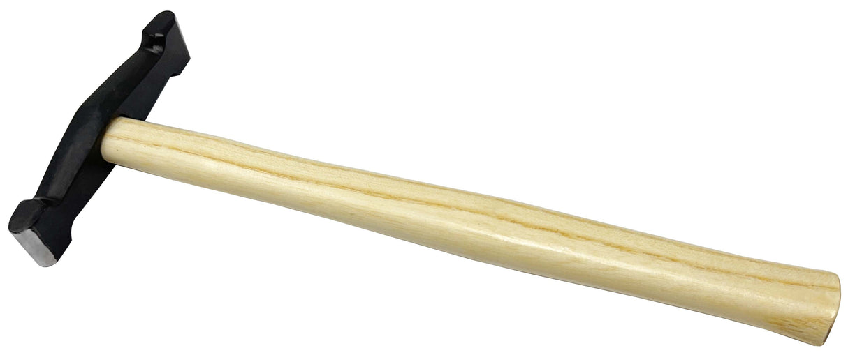 4-1/2-inch small rectangular raising hammer with two precise faces for metal shaping