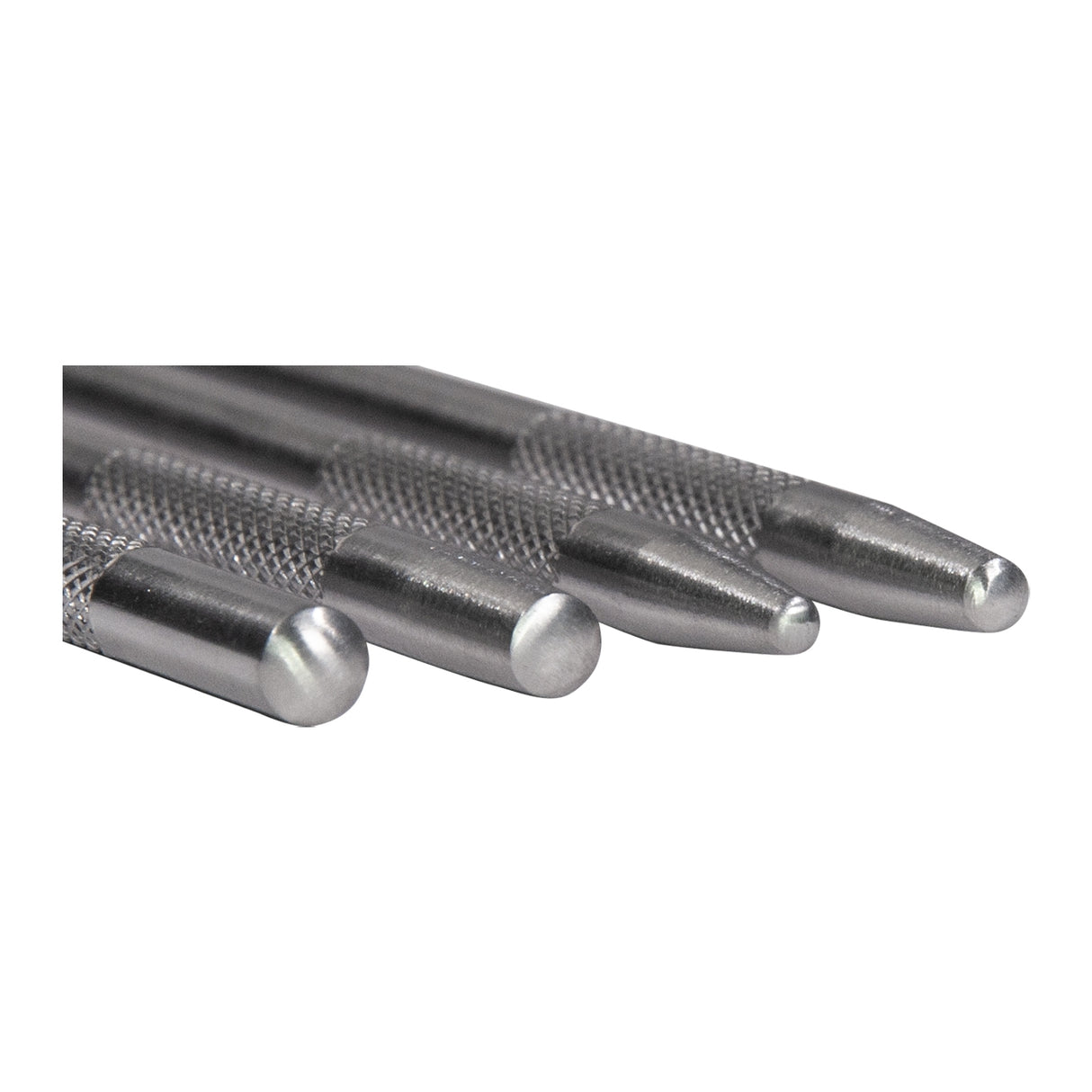 4-Piece Round Domed-End Punch Set 3 by PMC Supplies