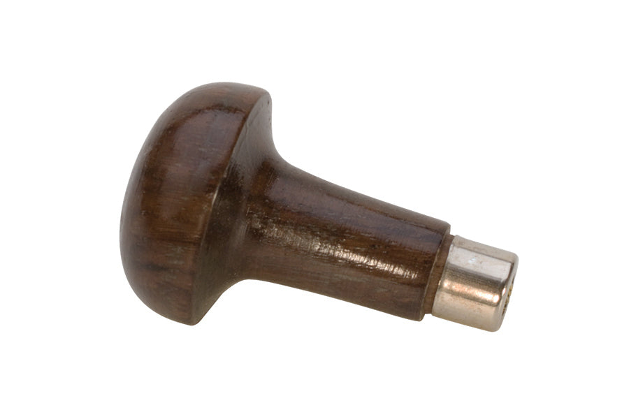 Rosewood Graver Handle with half-head long design and metal collet for precise carving and durability