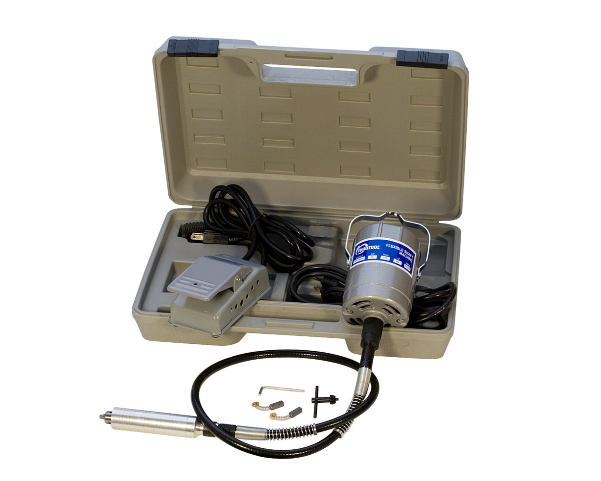 Flexible Shaft Machine - 110V, 1/4 HP by PMC Supplies