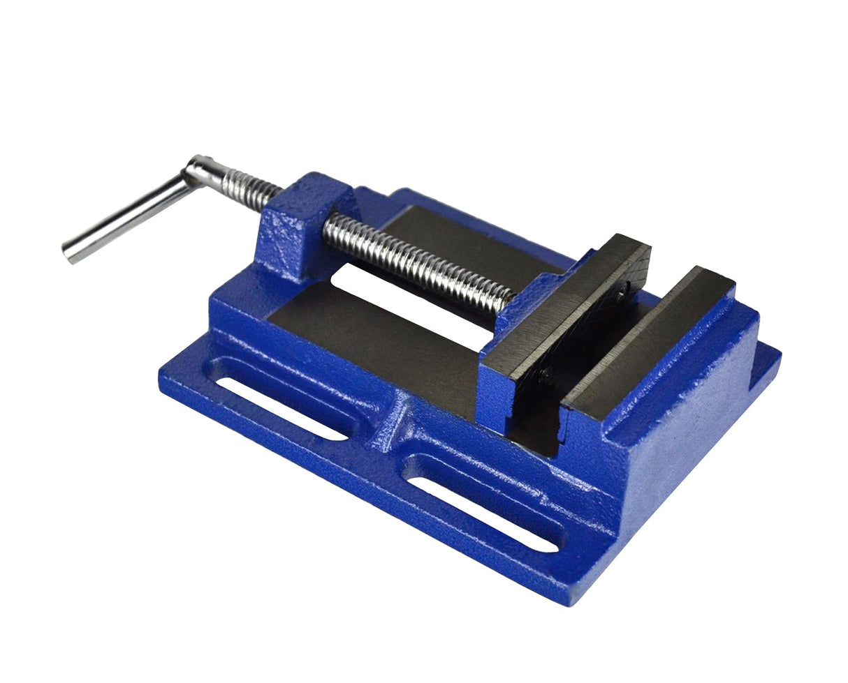 4-inch heavy-duty jeweler's drill press bench vise with secure clamps and adjustable jaws for precision jewelry work
