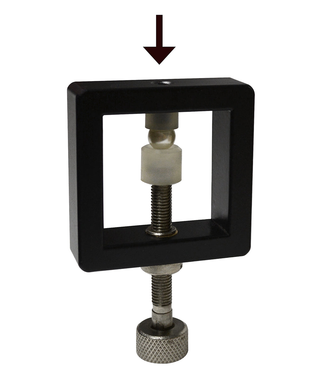 Pearl drilling vise beading holder jig with 1 mm guide for precise drilling of pearls and gems