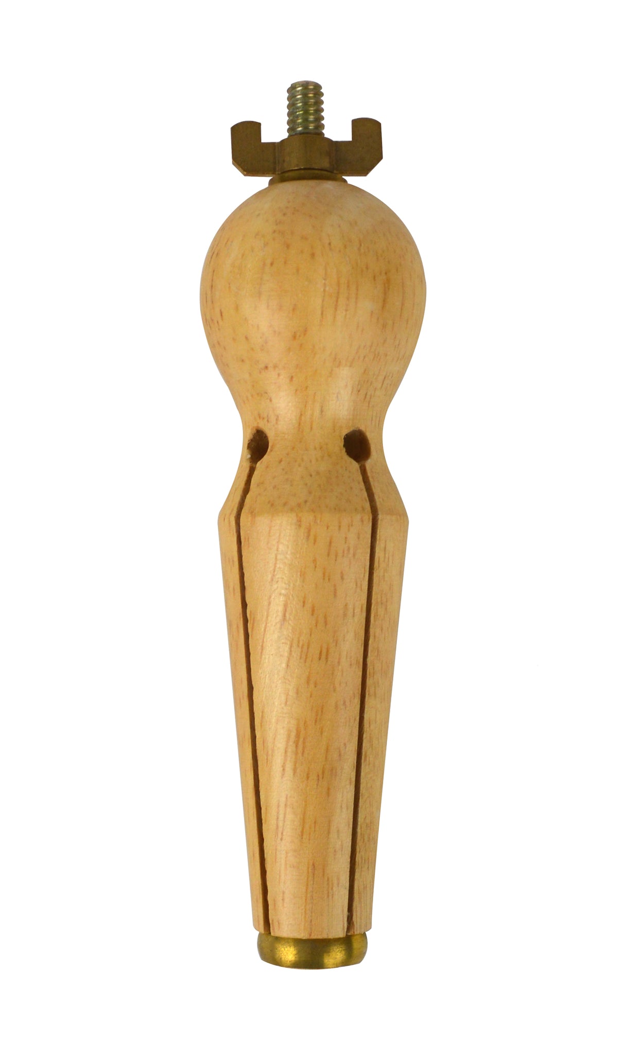 5-1/4" Wooden Ring Four Spline Clamp w/ Fly Nut by PMC Supplies