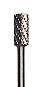 HSS BUR - CYLINDER #19 high-speed steel rotary tool bit with 3/32" shank for precision cutting and durability