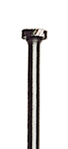 HSS BUR square edge wheel #8 high-speed steel burr with 3/32" shank for precise metal shaping and finishing