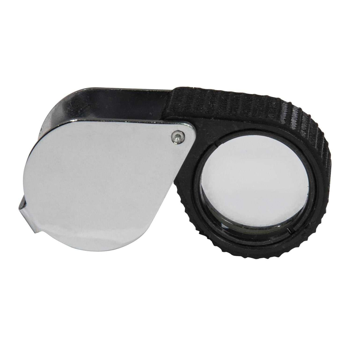 10X Eye Loupe Triplet 21mm with rubber grip and leather case for jewelry and gem inspection