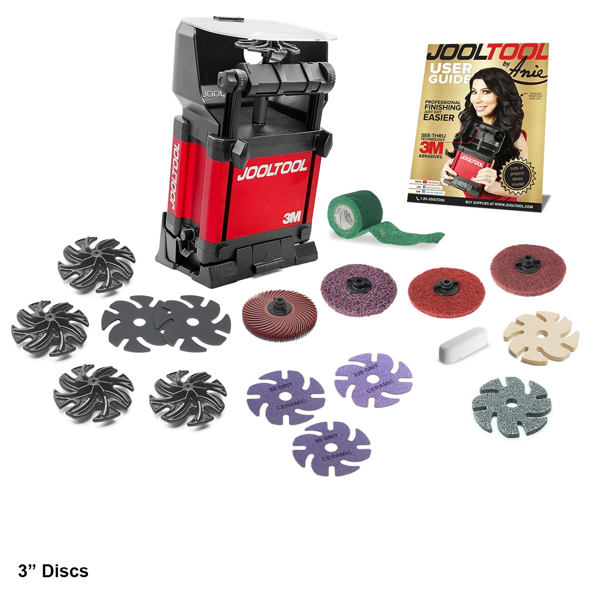 JOOLTOOL Francesca Watson 3 Inch Kit for precision metalsmithing and satin finishing