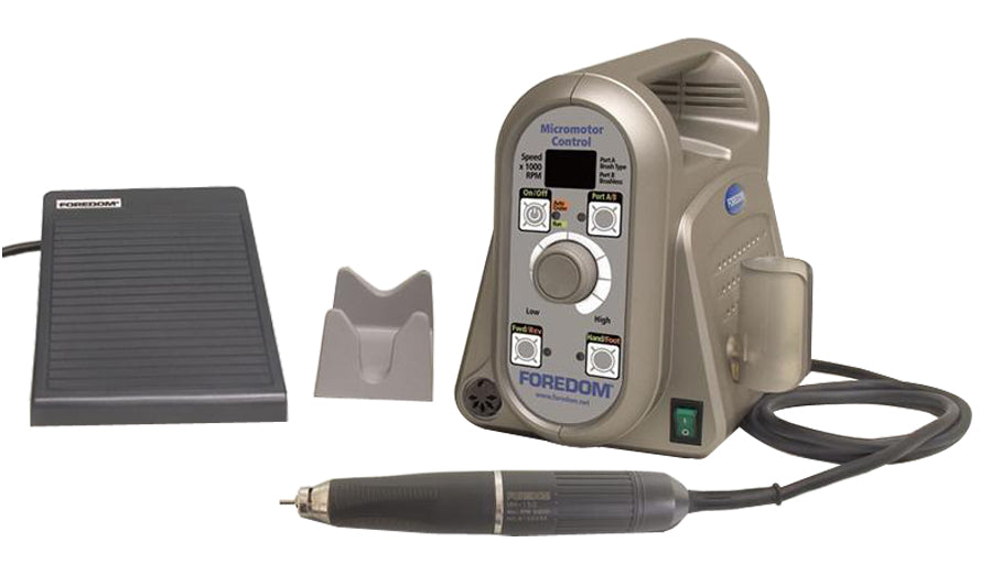 Foredom Brushless Micromotor Kit with Rotary Handpiece & 1/8" Collet - K.1050 by PMC Supplies