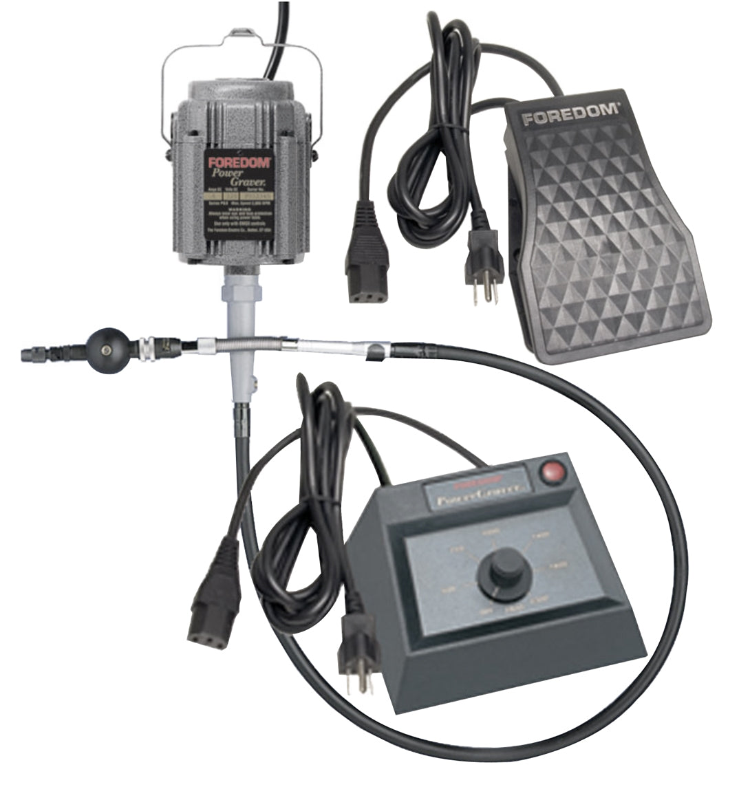 Foredom K.2293 Flex Shaft Machine 110 Volt Foredom PowerGraver Kit by PMC Supplies