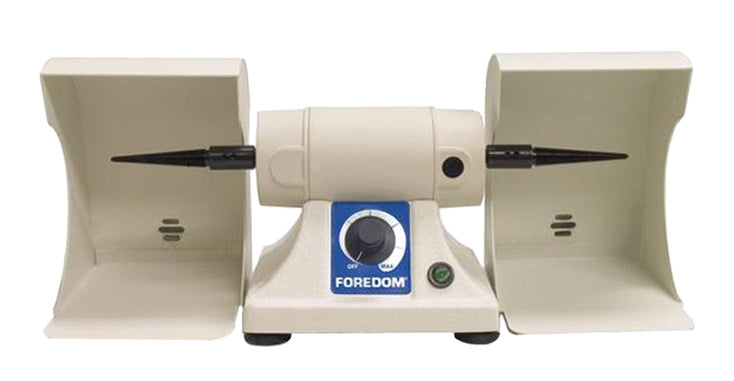 Foredom Bench Lathe Polishing Kit with DCH Dust Hoods, Right & Left Hand Tapered Spindles 5/16" Motor Shaft - K.BL-DCH by PMC Supplies