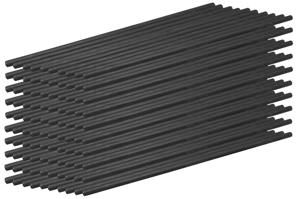100 pack of 5/16" x 12" graphite crucible stir rods for stirring molten materials