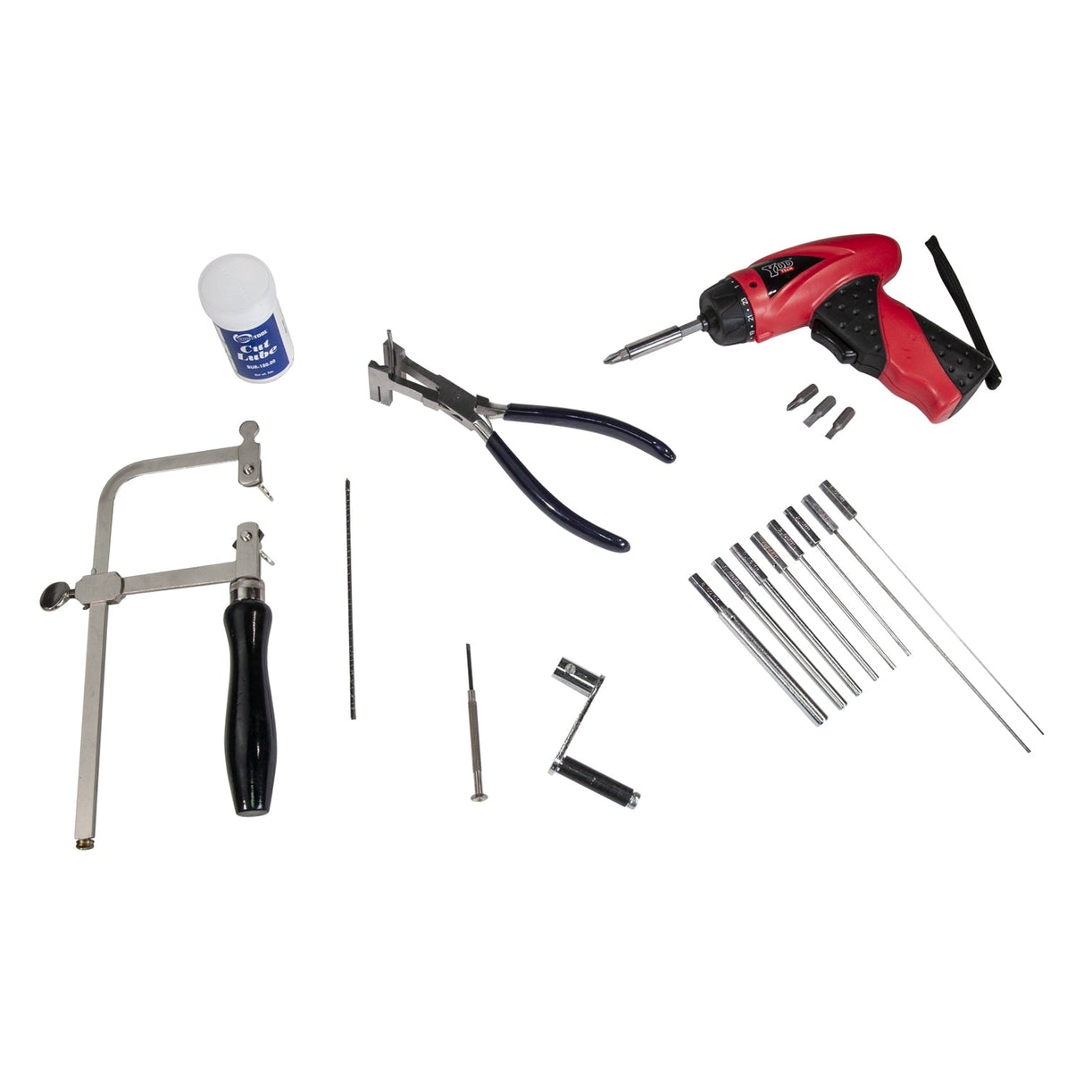 Deluxe Coil Holding and Cutting Kit with tools and DVD for wire jewelry making.