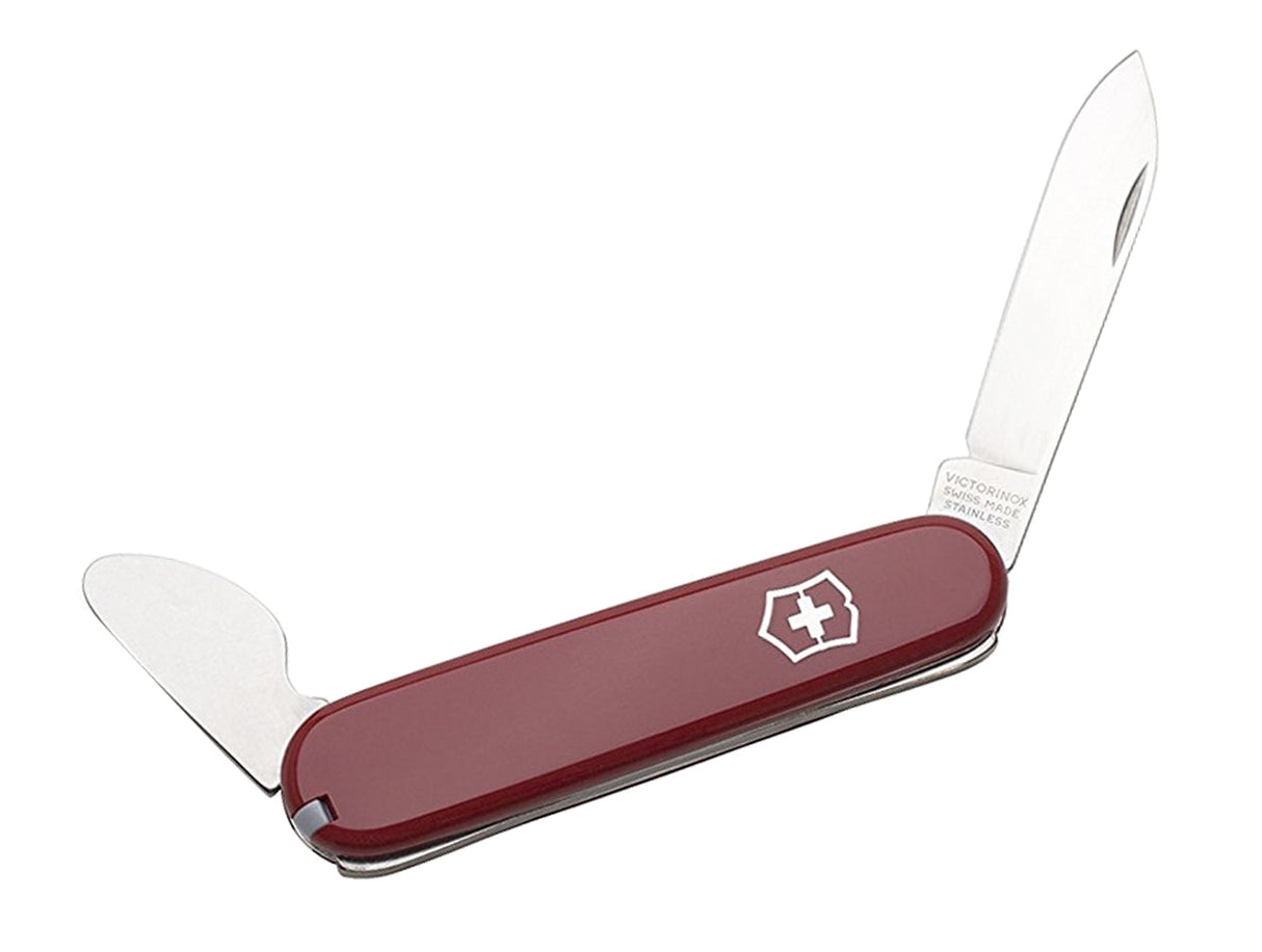 3-1/2 inch Swiss Pocket Knife with red handle and multiple blades for versatile everyday use