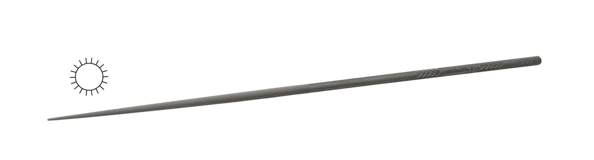 Glardon™ Vallorbe Swiss 6-1/4" Needle Round File Cut 6 Extra-Fine - LA2410 by PMC Supplies
